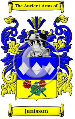 Janisson Family Crest/Coat of Arms