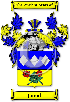 Janod Family Crest Download (jpg) Legacy Series - 150 DPI