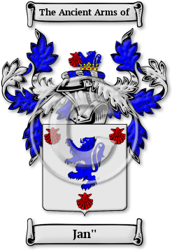 Jan'' Family Crest Download (jpg) Legacy Series - 150 DPI