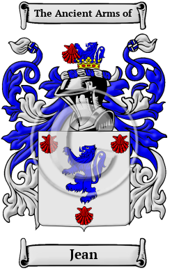 Jean Family Crest Download (JPG) Heritage Series - 600 DPI
