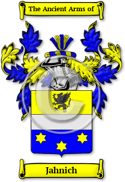 Jahnich Family Crest Download (JPG) Legacy Series - 600 DPI