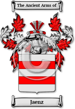 Jaenz Family Crest Download (jpg) Legacy Series - 150 DPI