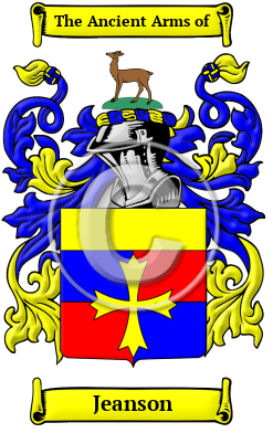 Jeanson Family Crest Download (JPG) Heritage Series - 300 DPI