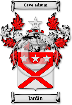 Jardín Family Crest Download (jpg) Legacy Series - 150 DPI
