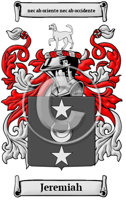 Jeremiah Family Crest/Coat of Arms