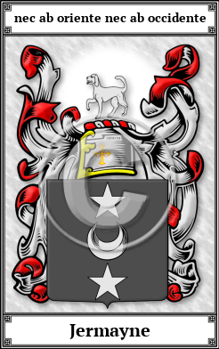 Jermayne Family Crest Download (JPG)  Book Plated - 150 DPI