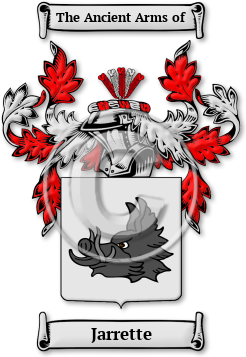 Jarrette Family Crest Download (jpg) Legacy Series - 150 DPI