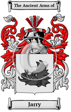 Jarry Family Crest Download (JPG) Heritage Series - 600 DPI