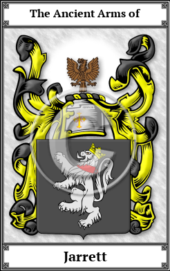 Jarrett Family Crest Download (JPG)  Book Plated - 150 DPI