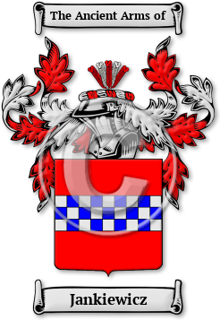 Jankiewicz Family Crest Download (jpg) Legacy Series - 150 DPI