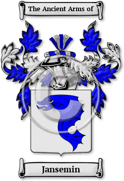 Jansemin Family Crest Download (JPG) Legacy Series - 600 DPI