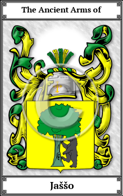 Jaššo Family Crest Download (JPG)  Book Plated - 150 DPI