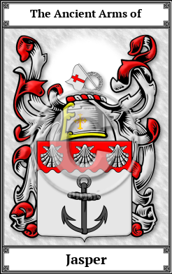 Jasper Family Crest Download (JPG)  Book Plated - 150 DPI