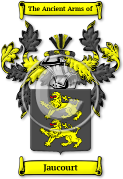 Jaucourt Family Crest Download (jpg) Legacy Series - 150 DPI