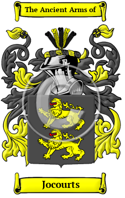 Jocourts Family Crest/Coat of Arms