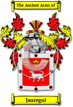 Jauregui Family Crest Download (JPG) Legacy Series - 600 DPI