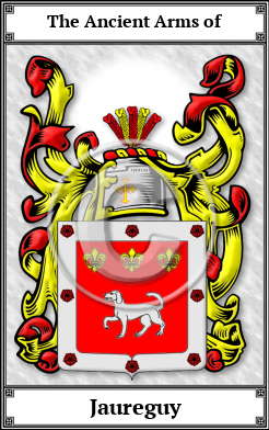 Jaureguy Family Crest Download (JPG)  Book Plated - 150 DPI