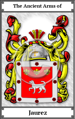 Jaurez Family Crest Download (JPG)  Book Plated - 150 DPI