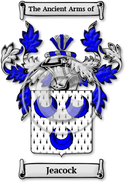 Jeacock Family Crest Download (jpg) Legacy Series - 150 DPI
