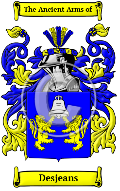 Desjeans Family Crest/Coat of Arms