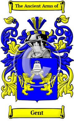 Gent Family Crest Download (JPG) Heritage Series - 600 DPI