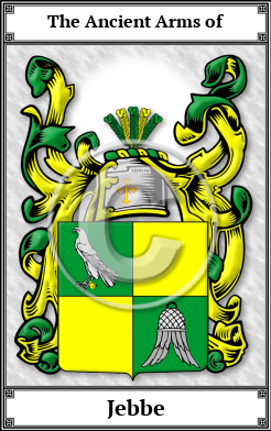 Jebbe Family Crest Download (JPG)  Book Plated - 150 DPI