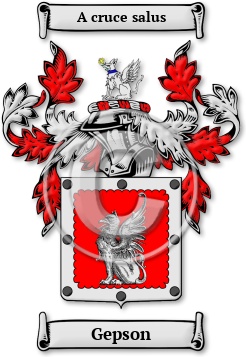Gepson Family Crest Download (JPG) Legacy Series - 600 DPI