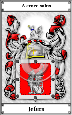 Jefers Family Crest Download (JPG)  Book Plated - 150 DPI