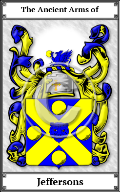 Jeffersons Family Crest Download (JPG)  Book Plated - 150 DPI