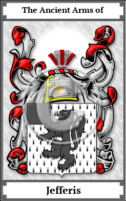 Jefferis Family Crest Download (JPG)  Book Plated - 150 DPI