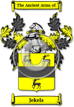 Jekels Family Crest Download (jpg) Legacy Series - 150 DPI