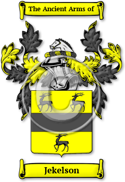 Jekelson Family Crest Download (jpg) Legacy Series - 150 DPI