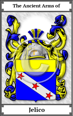 Jelico Family Crest Download (JPG)  Book Plated - 150 DPI