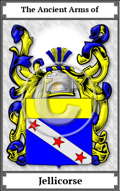 Jellicorse Family Crest Download (JPG)  Book Plated - 150 DPI