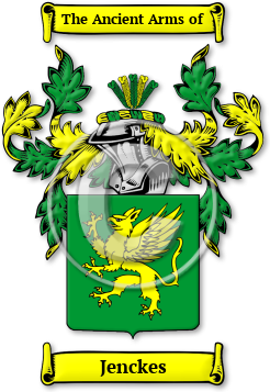 Jenckes Family Crest Download (jpg) Legacy Series - 150 DPI