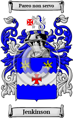 Jenkinson Family Crest Download (jpg) Heritage Series - 150 DPI