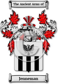 Jenneman Family Crest Download (jpg) Legacy Series - 150 DPI