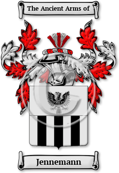 Jennemann Family Crest Download (jpg) Legacy Series - 150 DPI