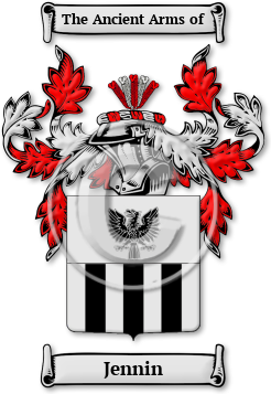 Jennin Family Crest Download (jpg) Legacy Series - 150 DPI