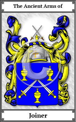 Joiner Family Crest Download (JPG)  Book Plated - 150 DPI
