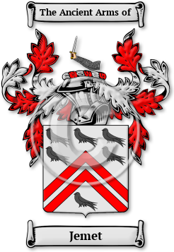 Jemet Family Crest Download (jpg) Legacy Series - 150 DPI