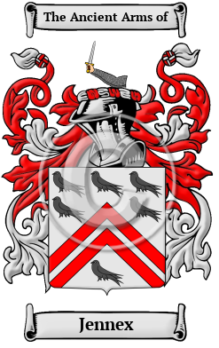 Jennex Family Crest/Coat of Arms