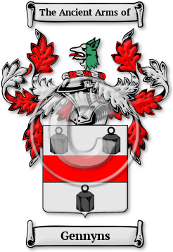 Gennyns Family Crest Download (jpg) Legacy Series - 150 DPI