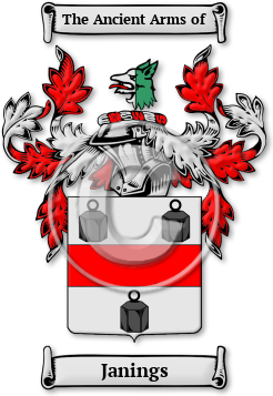 Janings Family Crest Download (jpg) Legacy Series - 150 DPI