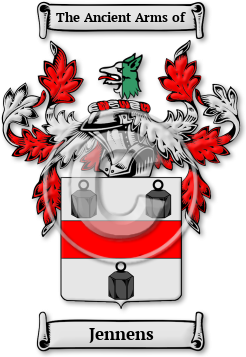 Jennens Family Crest Download (jpg) Legacy Series - 150 DPI