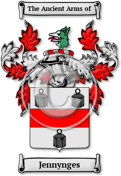 Jennynges Family Crest Download (jpg) Legacy Series - 150 DPI