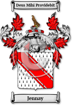 Jennay Family Crest Download (jpg) Legacy Series - 150 DPI