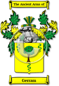 Gerram Family Crest Download (jpg) Legacy Series - 150 DPI