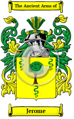 Jerome Family Crest/Coat of Arms