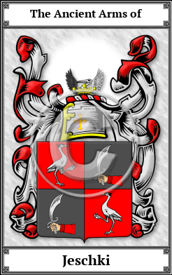 Jeschki Family Crest Download (JPG)  Book Plated - 150 DPI